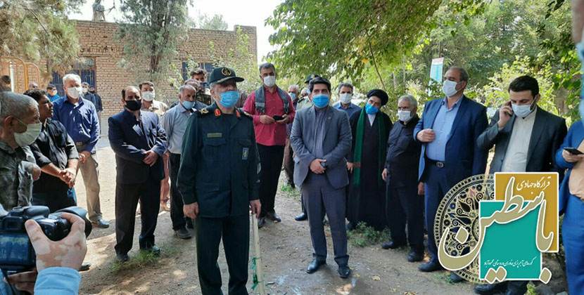 کلنگ‌زنی ساخت داروخانه در روستای محمودآباد