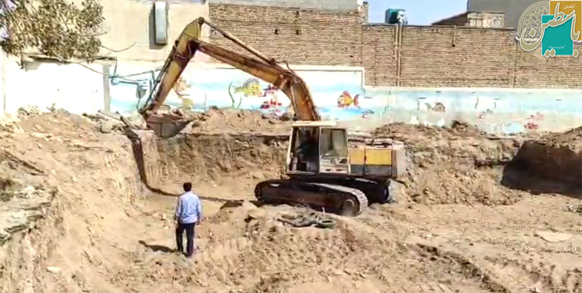 گزارش روند ساخت مدرسه در روستا